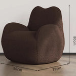 Cozy Cashmere Armchair - Modern Sleek Design for Living Room Comfort hch-3086