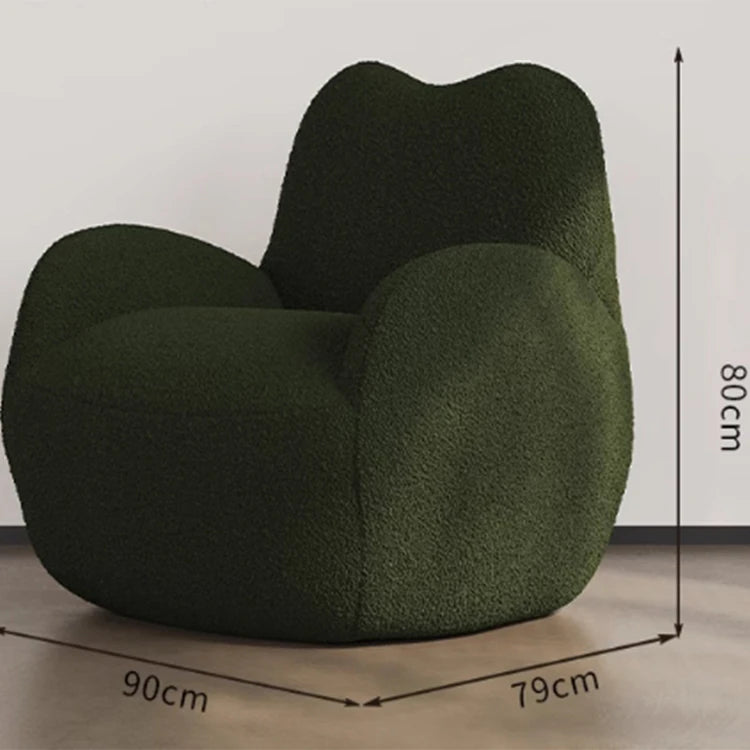 Cozy Cashmere Armchair - Modern Sleek Design for Living Room Comfort hch-3086
