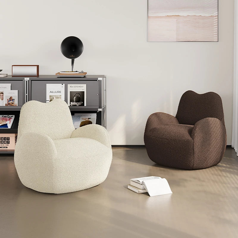 Cozy Cashmere Armchair - Modern Sleek Design for Living Room Comfort hch-3086