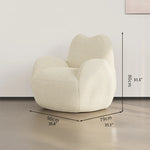 Cozy Cashmere Armchair - Modern Sleek Design for Living Room Comfort hch-3086