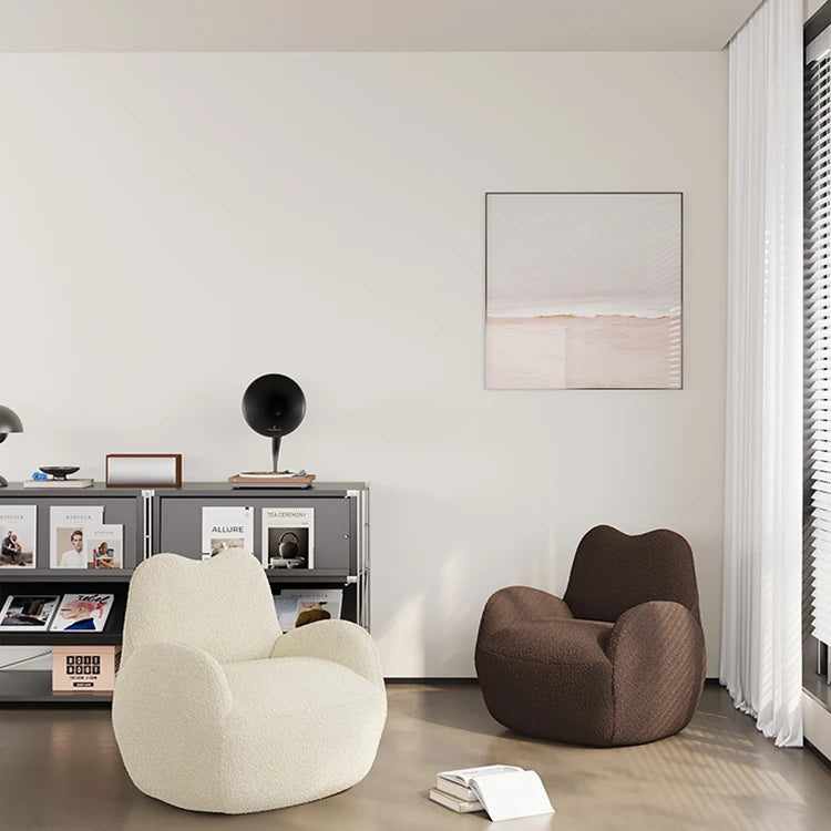 Cozy Cashmere Armchair - Modern Sleek Design for Living Room Comfort hch-3086