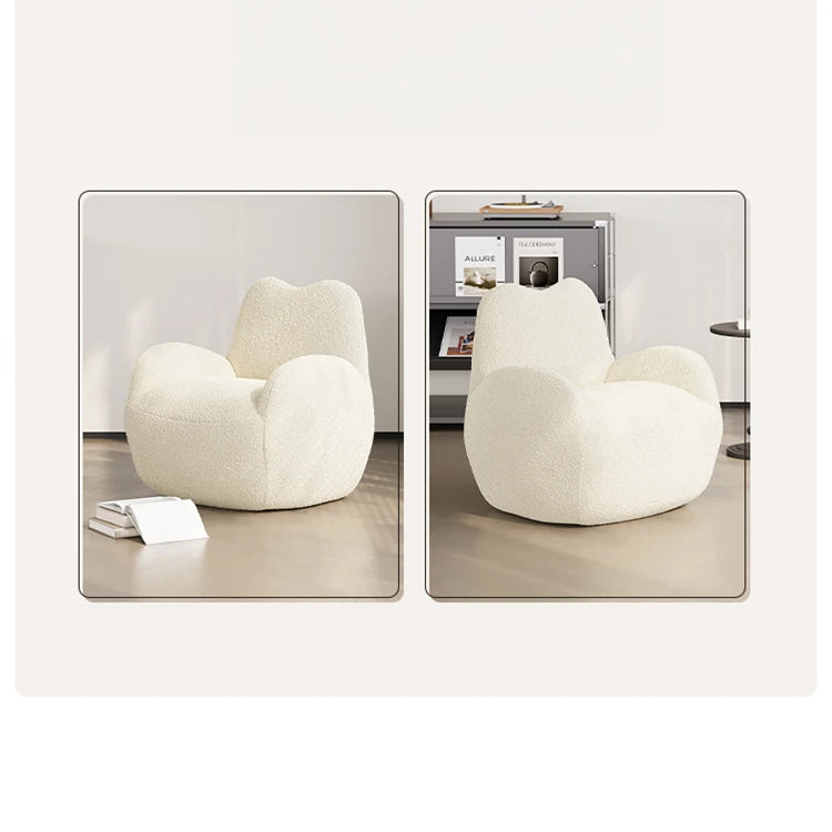 Cozy Cashmere Armchair - Modern Sleek Design for Living Room Comfort hch-3086