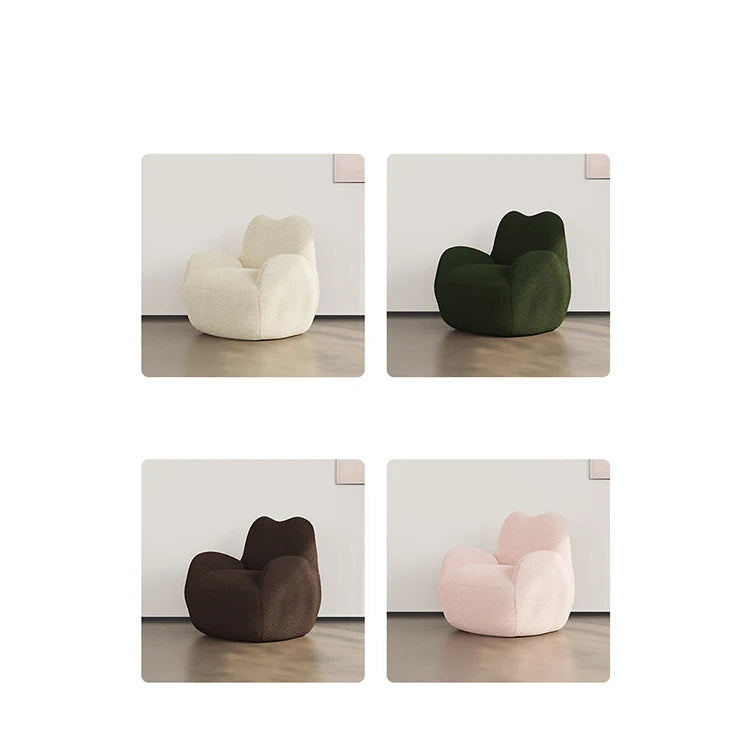 Cozy Cashmere Armchair - Modern Sleek Design for Living Room Comfort hch-3086