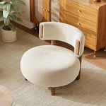 Modern Cashmere Upholstered Chair with Solid Wood Legs - Stylish Leathaire Accent Seating for Living Room hch-3088