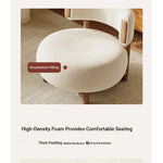 Modern Cashmere Upholstered Chair with Solid Wood Legs - Stylish Leathaire Accent Seating for Living Room hch-3088