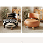 Modern Cashmere Upholstered Chair with Solid Wood Legs - Stylish Leathaire Accent Seating for Living Room hch-3088