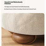 Stylish Solid Wood Cashmere Stool - Modern Comfort for Your Home Décor hch-3091