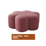Stylish Leathaire Stool Set for Modern Living Room - Multi-Color Accent Seating hch-3092