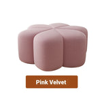 Stylish Leathaire Stool Set for Modern Living Room - Multi-Color Accent Seating hch-3092