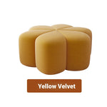 Stylish Leathaire Stool Set for Modern Living Room - Multi-Color Accent Seating hch-3092