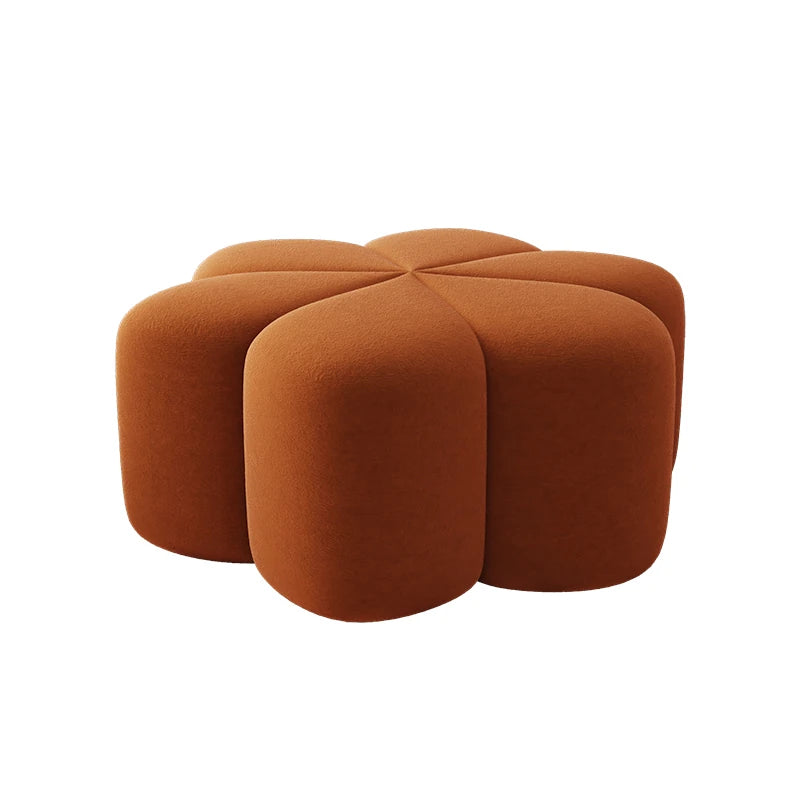 Stylish Leathaire Stool Set for Modern Living Room - Multi-Color Accent Seating hch-3092