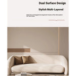 Modern Round Coffee Table - Elegant White Design for Living Room Décor hch-3093