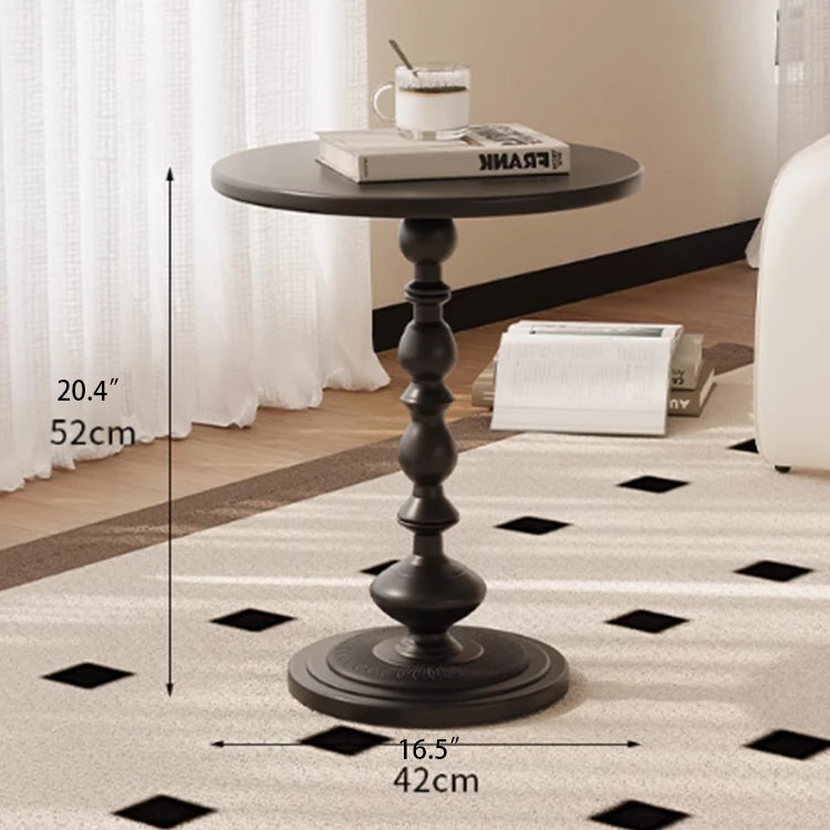 Elegant Round Coffee Table with Stylish Pedestal Base - Modern Living Room Accent Table hch-3097