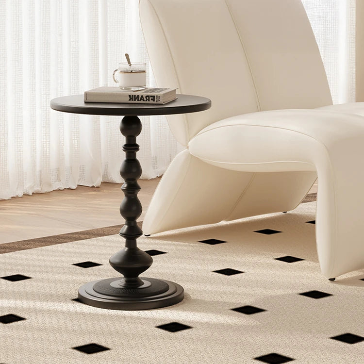 Elegant Round Coffee Table with Stylish Pedestal Base - Modern Living Room Accent Table hch-3097