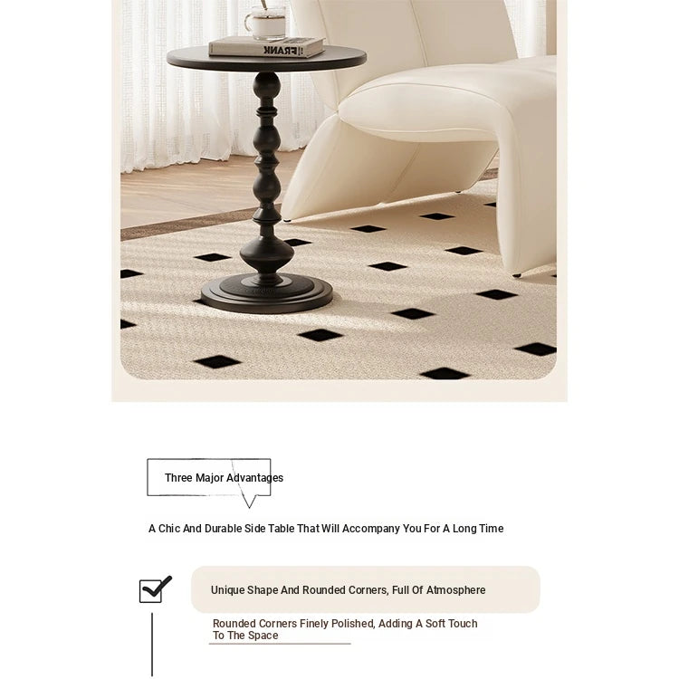 Elegant Round Coffee Table with Stylish Pedestal Base - Modern Living Room Accent Table hch-3097