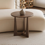 Modern Round Coffee Table Set - Sleek Wood Finish with Stylish Base for Living Room Decor hch-3098