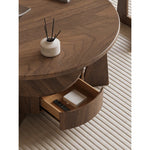 Modern Round Coffee Table Set - Sleek Wood Finish with Stylish Base for Living Room Decor hch-3098