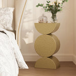 Stylish Round Gold Coffee Table - Modern Accent Furniture for Living Room Décor hch-3099