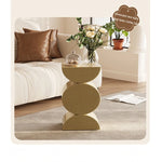 Stylish Round Gold Coffee Table - Modern Accent Furniture for Living Room Décor hch-3099