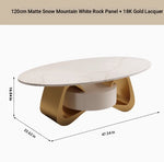 Stylish Sintered Stone Coffee Table with Modern Design for Living Room Elegance hch-3101