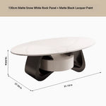 Stylish Sintered Stone Coffee Table with Modern Design for Living Room Elegance hch-3101