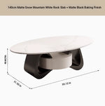 Stylish Sintered Stone Coffee Table with Modern Design for Living Room Elegance hch-3101