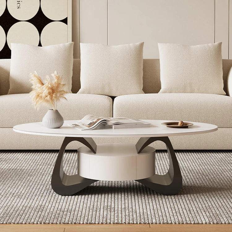 Stylish Sintered Stone Coffee Table with Modern Design for Living Room Elegance hch-3101