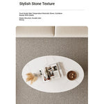 Stylish Sintered Stone Coffee Table with Modern Design for Living Room Elegance hch-3101