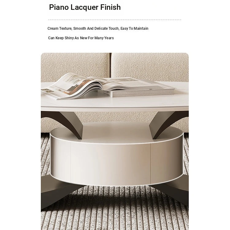 Stylish Sintered Stone Coffee Table with Modern Design for Living Room Elegance hch-3101