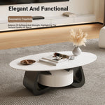 Stylish Sintered Stone Coffee Table with Modern Design for Living Room Elegance hch-3101