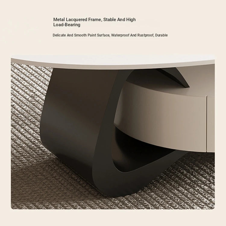 Stylish Sintered Stone Coffee Table with Modern Design for Living Room Elegance hch-3101