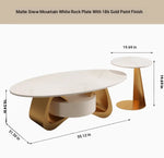 Stylish Sintered Stone Coffee Table with Modern Design for Living Room Elegance hch-3101