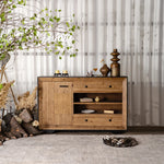 Stylish Bedside Cupboard with Chinese Fir & Density Board for Modern Interiors hdst-4228