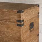 Vintage Chinese Fir Cabinet with Rustic Charm and Storage Drawers hdst-4231