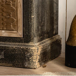 Vintage Carved Cabinet with Intricate Patterned Drawers – Elegant Storage Solution hdst-4235