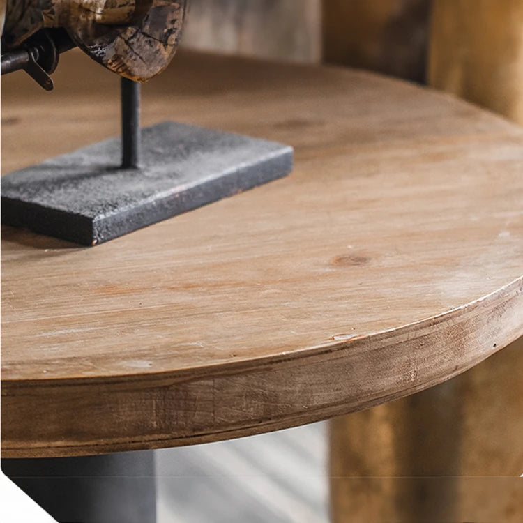 Rustic Chinese Fir Tea Table with Modern Design - Perfect for Stylish Living Spaces hdst-4248