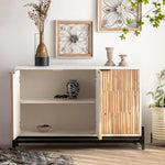 Stylish Solid Wood & Density Board Cabinet - Perfect for Elegant Home Decor hdst-4319