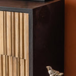 Stylish Solid Wood & Density Board Cabinet - Perfect for Elegant Home Decor hdst-4319