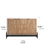 Stylish Solid Wood & Density Board Cabinet - Perfect for Elegant Home Decor hdst-4319