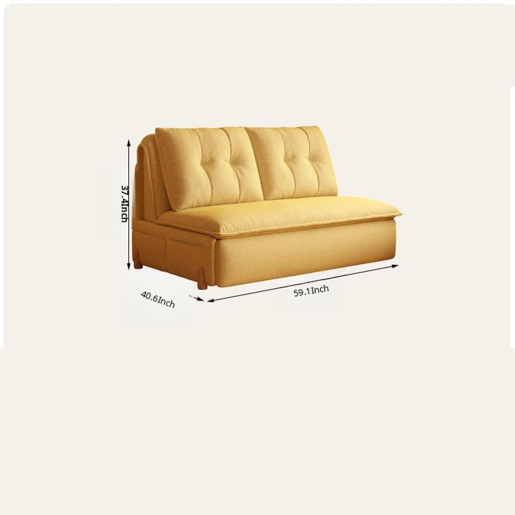 Power Reclining Sofa Bed, Extendable Fold-Out Sleeper Sofa for Small Spaces, Multifunctional Single or Loveseat Soft and Breathable Cotton-Linen Upholstery hemw-am-327