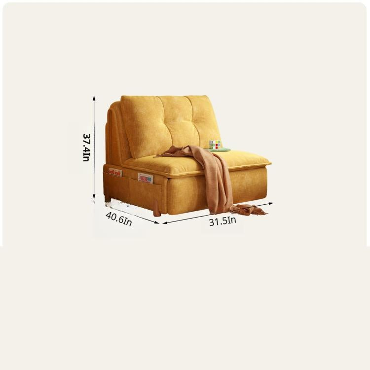 Power Reclining Sofa Bed, Extendable Fold-Out Sleeper Sofa for Small Spaces, Multifunctional Single or Loveseat Soft and Breathable Cotton-Linen Upholstery hemw-am-327