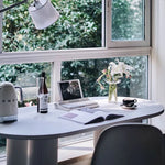 Modern Oval Marble Dining Table - Elegant Design for Chic Interiors hfcjp-4001