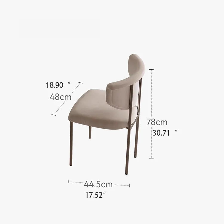 Elegant Faux Leather Dining Chair - Modern Comfort for Your Home Dining Space hfcjp-4002