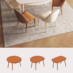 Marble Oak Dining Table – Durable Surface for Seamless Food Prep hfcjp-4005