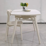 Marble Oak Dining Table – Durable Surface for Seamless Food Prep hfcjp-4005