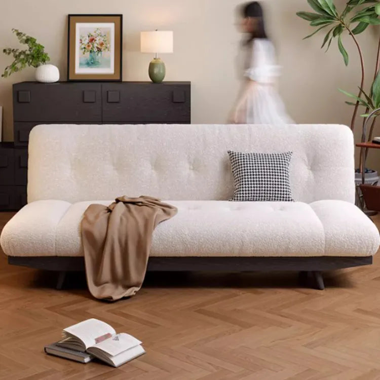 Luxurious Solid Wood Sofa - Elegant Beige Comfort for Modern Living Rooms hfcjp-4015