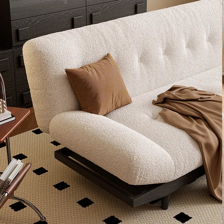 Luxurious Solid Wood Sofa - Elegant Beige Comfort for Modern Living Rooms hfcjp-4015