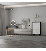 Stylish Solid Wood Pine Multi-Layer Board Cabinet with 5 Drawers - Modern Storage Solution for Home and Office hfgxc-4859