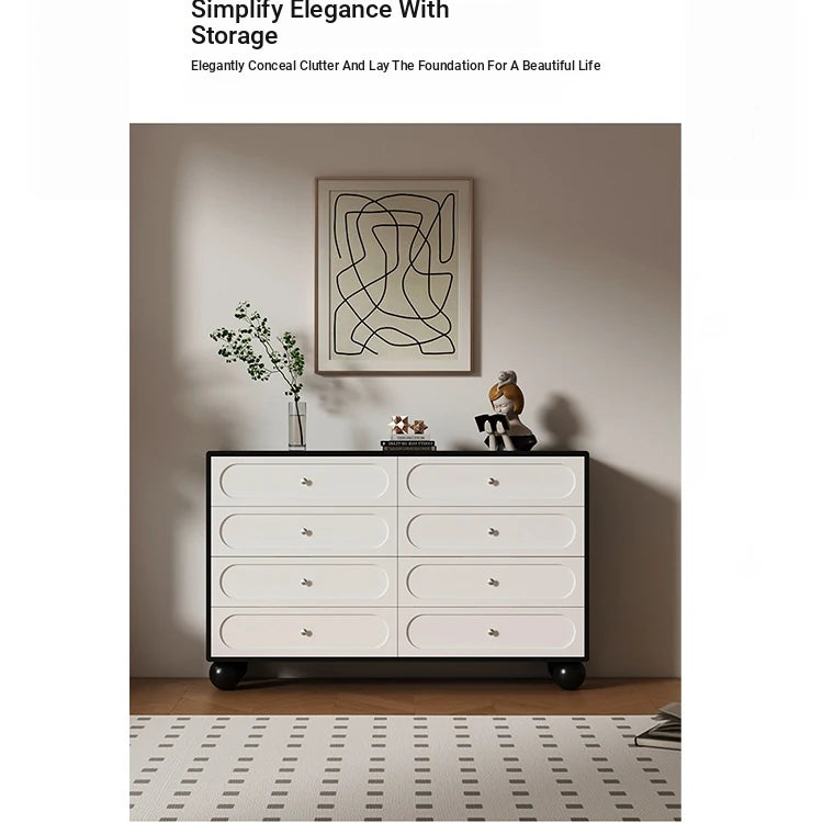 Modern Solid Wood Pine Multi-Layer Cabinet with Sleek Design and Spacious Storage hfgxc-4860