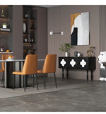 Elegant Solid Wood Cabinet with Multi-layer Board Shell - Stylish Black Design for Modern Homes hfgxc-4861